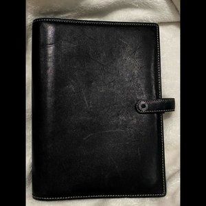 Vintage Coach Faux Leather Planner Cover